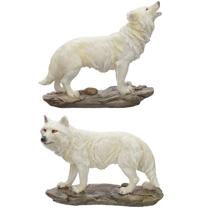 Load image into Gallery viewer, Protector of the north spirit of the night wolf beeld
