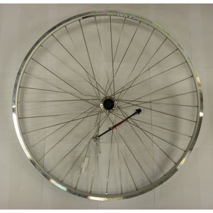 achterwiel Ryde Chrina 28 inch 7V 36G velgrem zilver