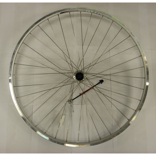 achterwiel Ryde Chrina 28 inch 7V 36G velgrem zilver