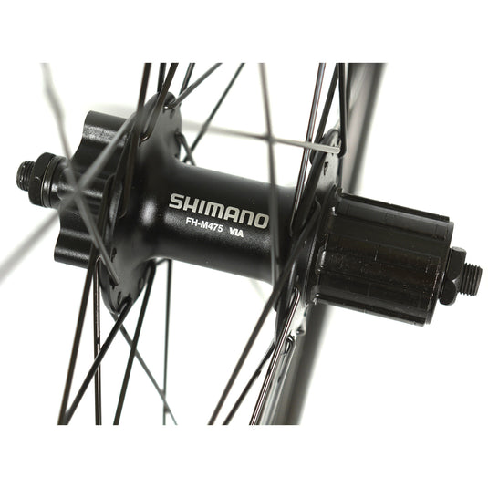 Velox achterwiel 28 gravel 19 shimano m475 disc 135mm qr