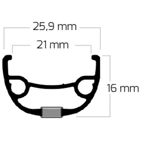 Load image into Gallery viewer, Ryde roland achterwiel 27,5 36g rival21 fhqc300 alu zwart
