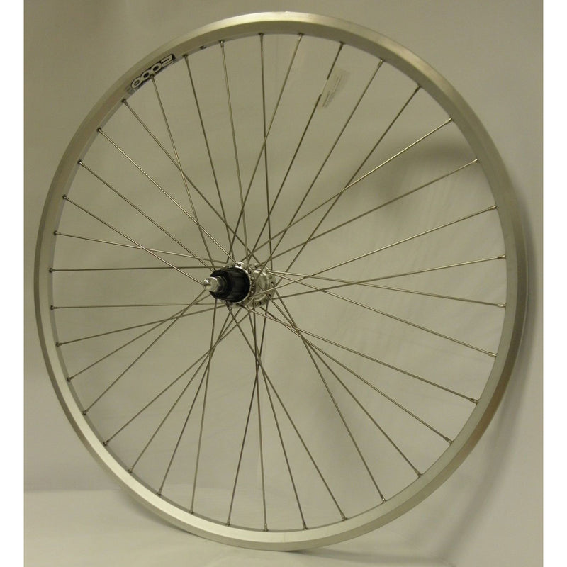 Load image into Gallery viewer, Achterwiel 28-15 8-13 8 622 cass 7v vaste as zac-2000 zilv
