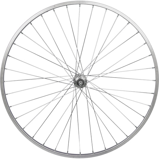 Roland achterwiel p24h 28 36g 7v vaste as alu zilver