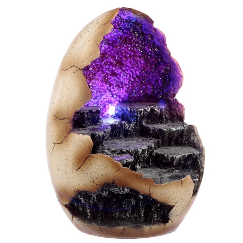 Load image into Gallery viewer, Kristallen draken ei led miniatuur beeldjes display
