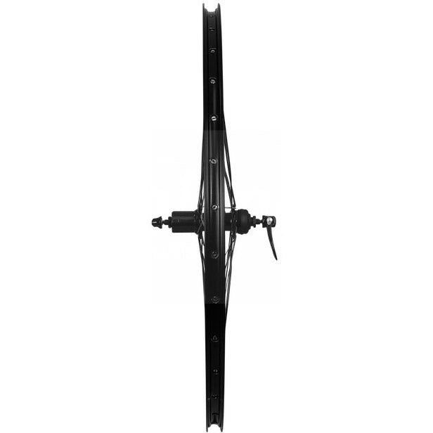 Load image into Gallery viewer, Roland achterwiel 28 ryde zac19 fhqc400 zwarte spaken
