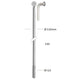 Alpina spaak zink 12-276 zonder nippel zilver (144st)