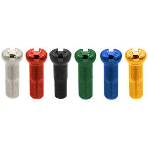 Sapim spaaknippel 14 polyax 14mm blauw aluminium (100st)