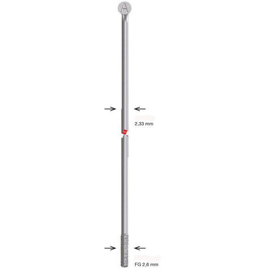 Alpina spaak zink 13-152 zonder nippel zilver (144st)