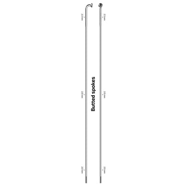 Sapim spaak 14-158 x-strong rvs zonder nippel (100st)