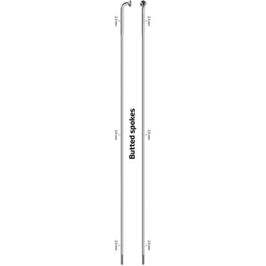 Sapim spaak 14-270 x-strong rvs zonder nippel (100st)