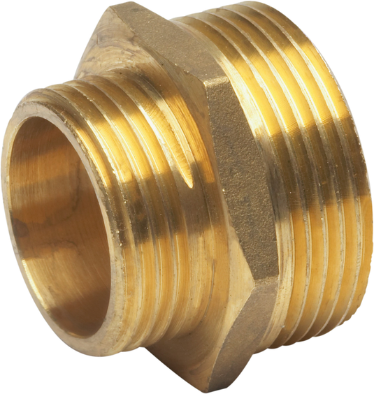 Meister messing dubbele nippel 1 1 4x1'' w - wu9922450