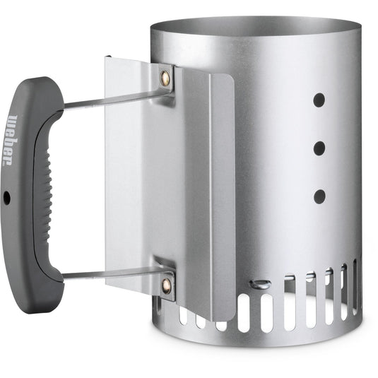 Weber rapidfire compact brikettenstarter houtskoolstarter (zilver)