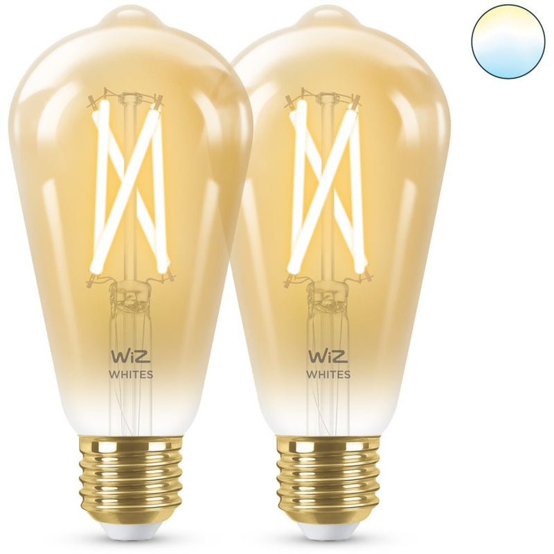 Load image into Gallery viewer, WiZ WiZ Filament amber ST64 E27 x2
