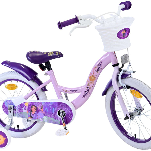 Disney Wish Kinderfiets - Meisjes - 14 inch - Paars