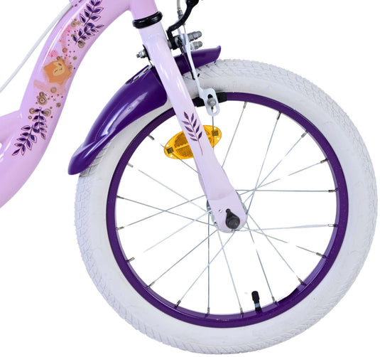 Wunsch disney wish kinderfiets - meisjes - 16 inch - paars - twee handremmen