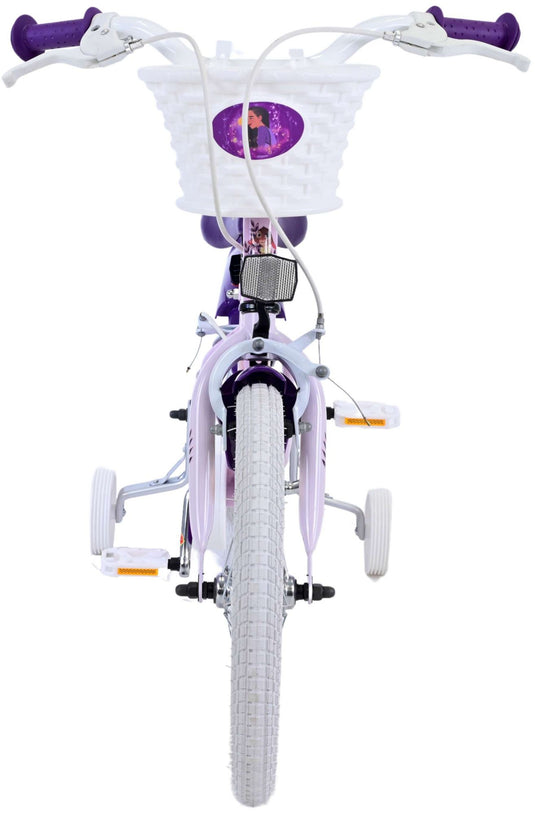 Wunsch disney wish kinderfiets - meisjes - 16 inch - paars - twee handremmen