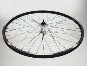 Bike fun kids voorwiel 26x1.75 alu zwart
