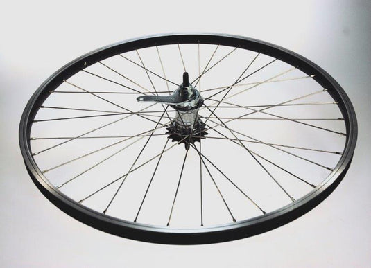 Bike fun kids achterwiel 26x1.75 velosteel remnaaf