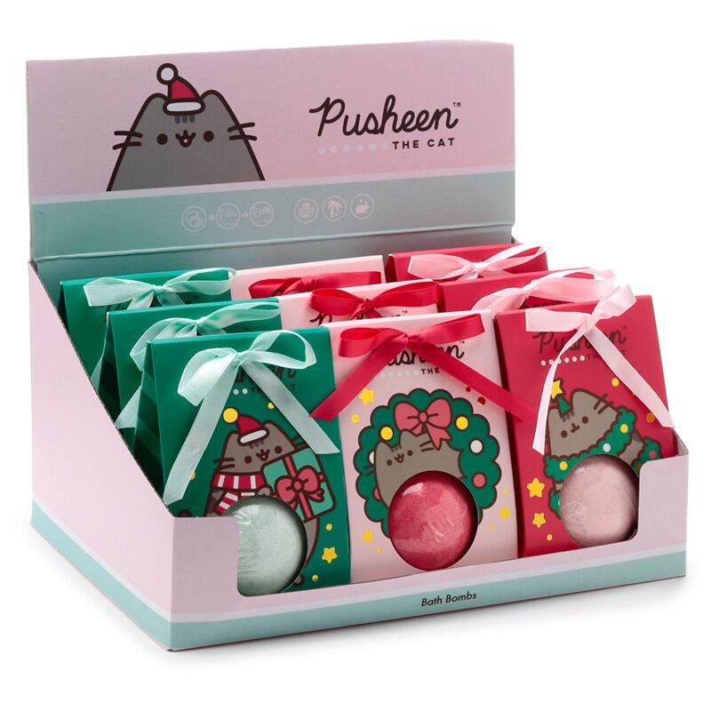 Load image into Gallery viewer, Union bruisbal gift box - kerstmis pusheen de kat
