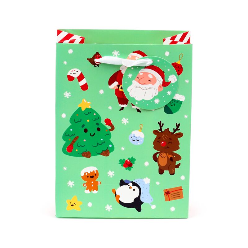 Load image into Gallery viewer, Jingle kerstmis - cadeautasje medium
