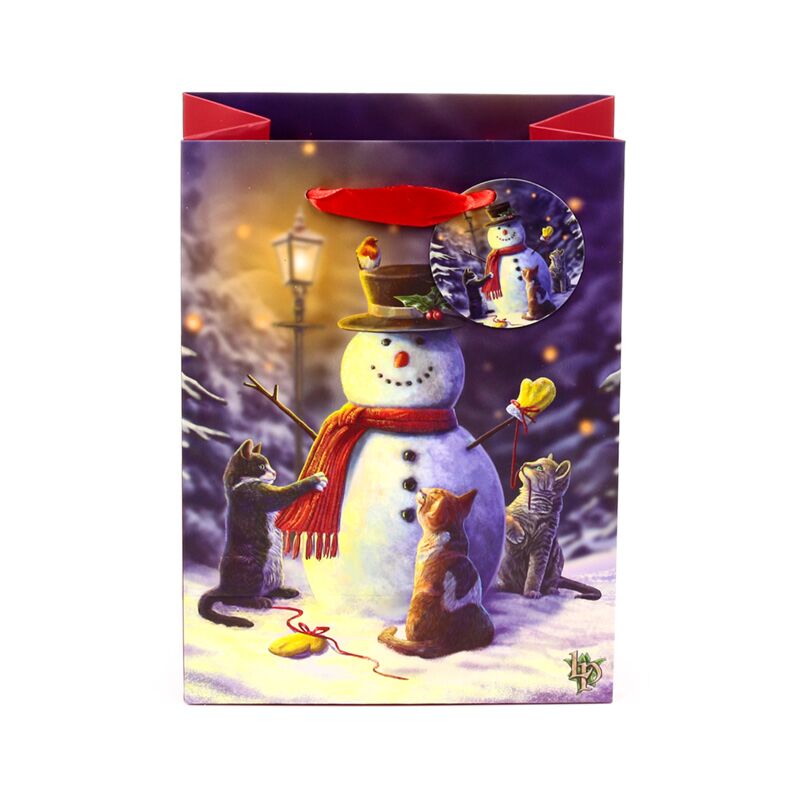 Load image into Gallery viewer, Lisa parker kerstmis katten - cadeautasje medium
