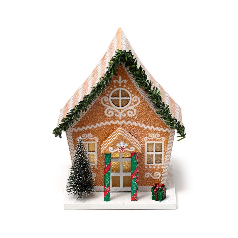 Load image into Gallery viewer, Gemberbrood kerstmis huis led decoratie
