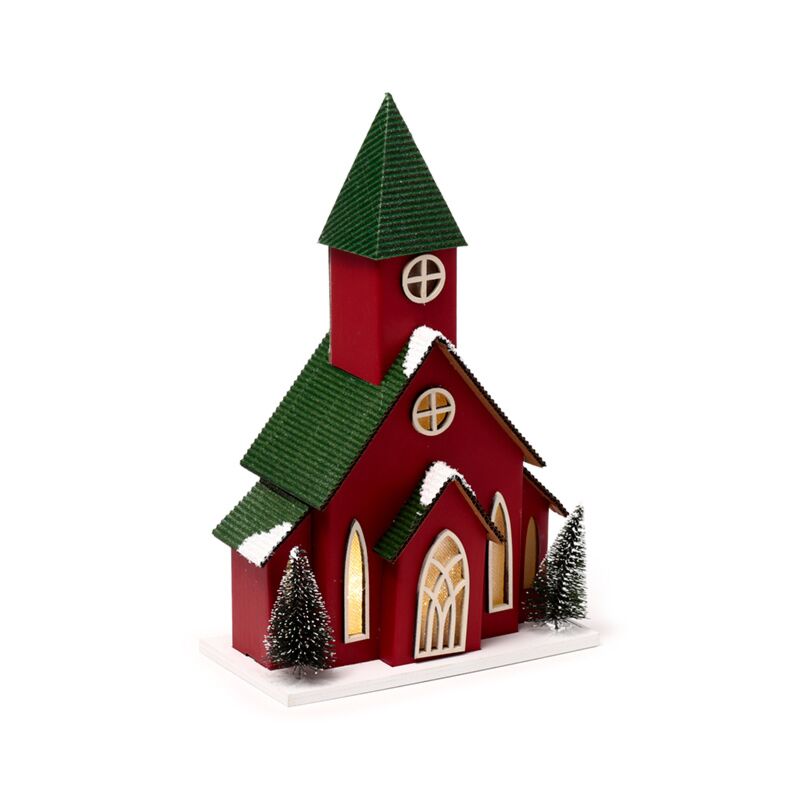 Load image into Gallery viewer, Kerstmis kerk led decoratie
