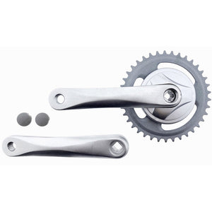 Vinty crankstel 38t ? 170mm jis alu zilver