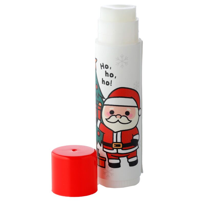 Load image into Gallery viewer, Kerstelf kerstman lipbalsem stick - sinaasappel vanille
