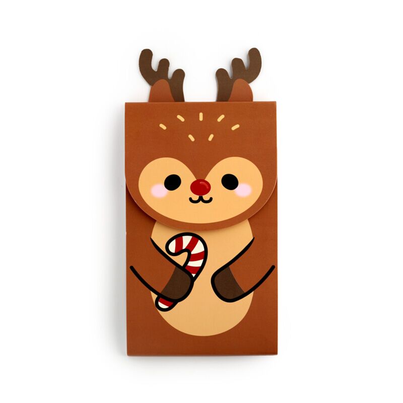 Load image into Gallery viewer, Kerstmis festive friends rudolph flip open memoblok
