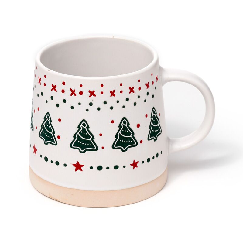 Load image into Gallery viewer, Kerstboom stoneware mok
