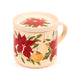 Christmas botanicals porselein mok onderzetter set
