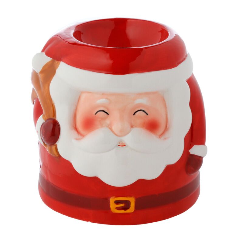 Load image into Gallery viewer, Kerstman-vormige kerstmis keramiek geurbrander
