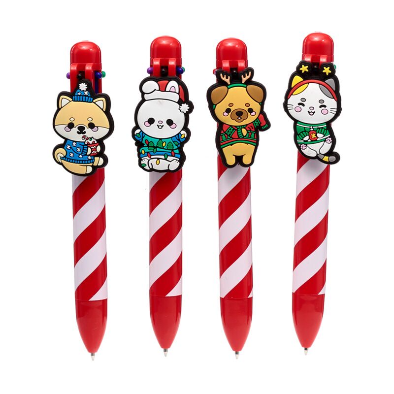 Load image into Gallery viewer, Kerstmis adoramals meerkleurige pen (6 kleuren)
