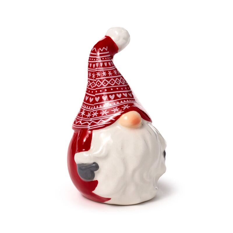 Load image into Gallery viewer, Scandi kerstmis gnoom keramiek peper- en zoutstel
