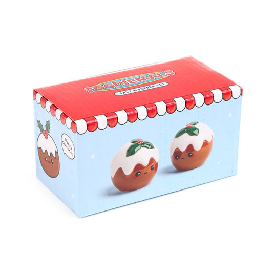 Kerstpudding foodiemals peper- en zoutstel