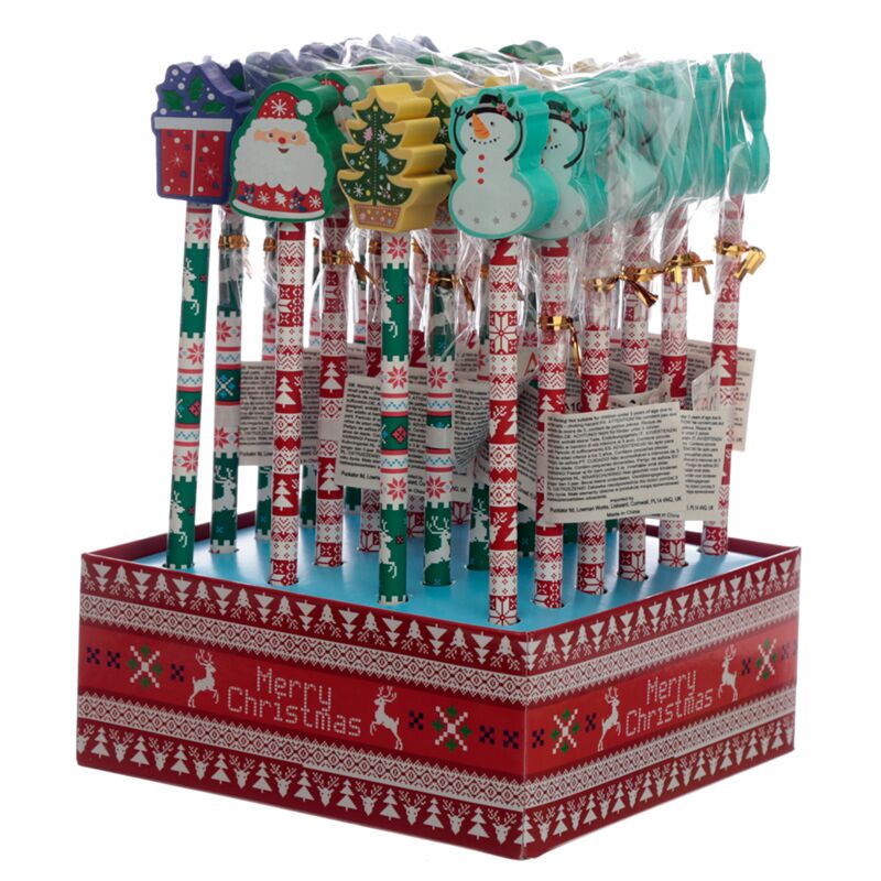 Load image into Gallery viewer, Kerstmis - gum potlood
