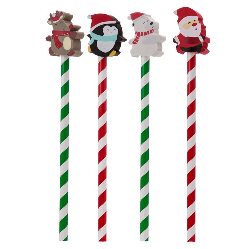 Load image into Gallery viewer, Kerstfiguurtjes - gum potlood
