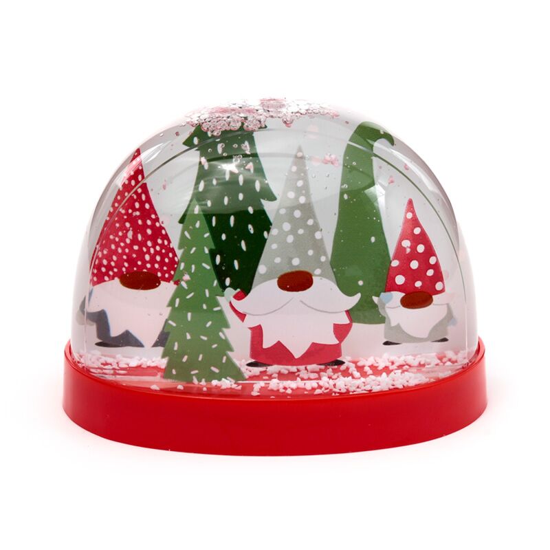 Load image into Gallery viewer, Kerstmis gnoom large glitter sneeuwbol
