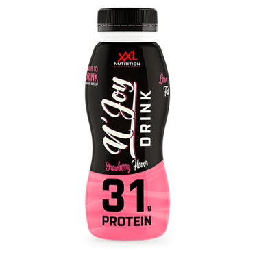 Xxl nutrition n'joy protein drink aardbei pet flesje (6x 310ml)