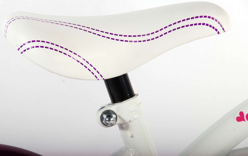 Load image into Gallery viewer, Volare Heart Cruiser Kinderfiets - Meisjes - 12 inch - Wit Paars
