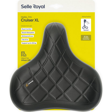 Selle Royal zadel Cruiser Relaxed XL zwart