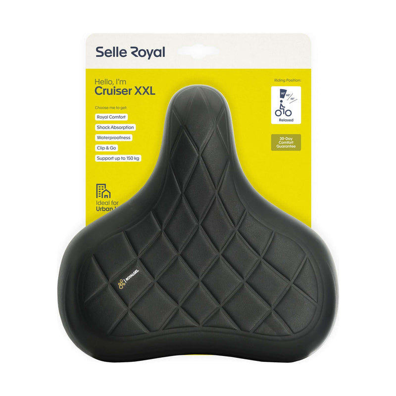 Load image into Gallery viewer, Selle royal zadel cruiser relaxed xxl uni zwart

