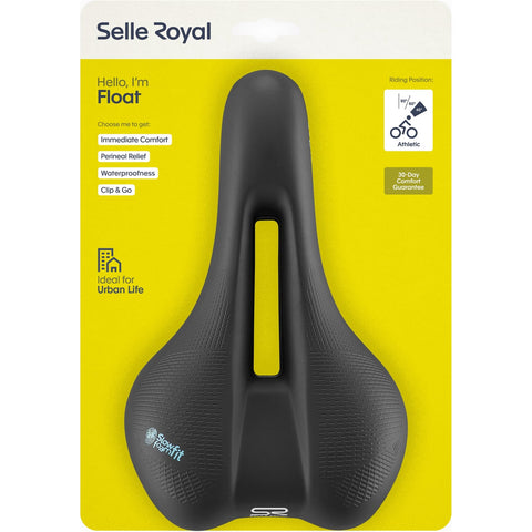 Selle Royal zadel Float Athletic zwart