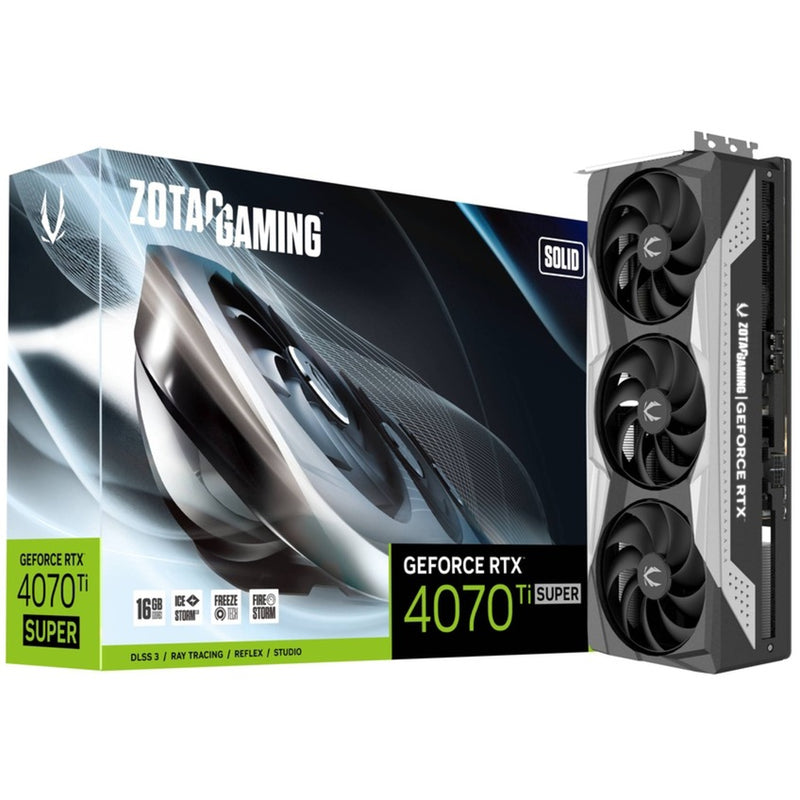 Load image into Gallery viewer, ZOTAC GeForce RTX 4070 Ti SUPER SOLID 16GB
