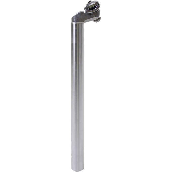 seat post fixed 27.2 x 350 mm aluminum silver