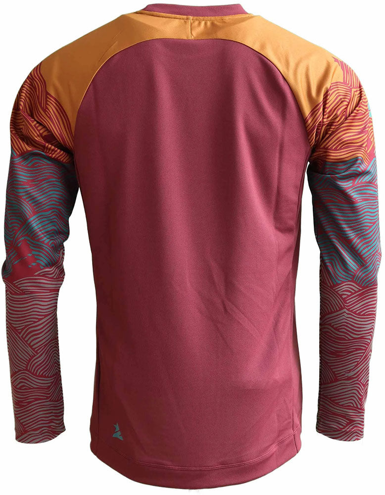 Load image into Gallery viewer, Zimtstern braapz - mtb long sleeve jersey windsor wine windsor wine | l
