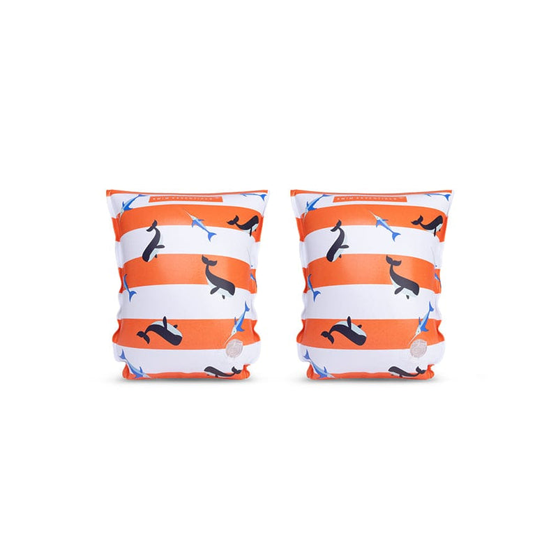 Load image into Gallery viewer, Ocean stripes | rood witte zwembandjes 2-6 jaar
