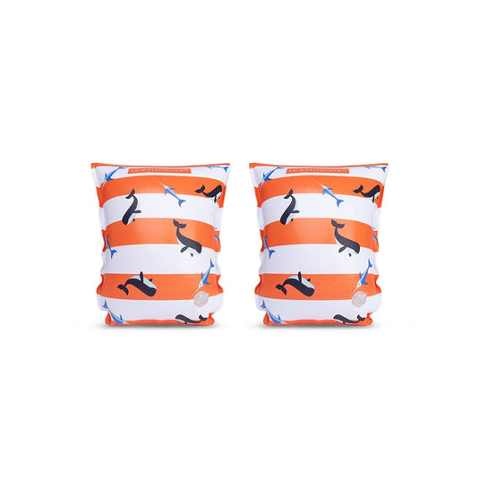 Ocean stripes | rood witte zwembandjes 2-6 jaar
