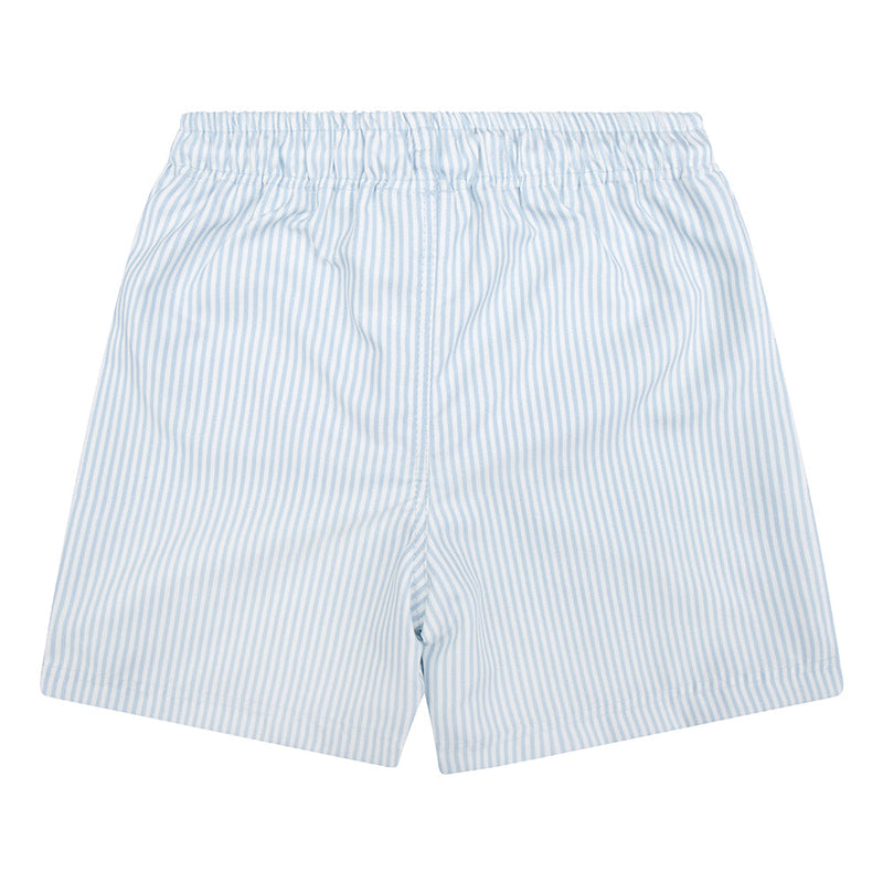 Load image into Gallery viewer, Blue stripes | blauw witte uv zwembroek jongens mannen
